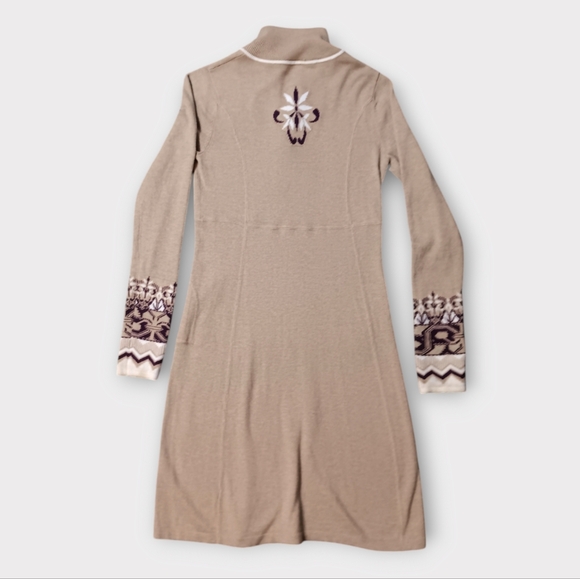 🤎ATHLETA WOMEN'S SIZE XS TAN CASHMERE COTTON NYLON BLEND  DRESS. - Picture 10 of 10